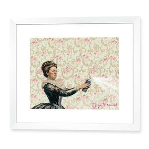 Sarcastic Funny Vintage Bathroom Wall print  - Rare TheAceCo Designs ~ 8.5x11